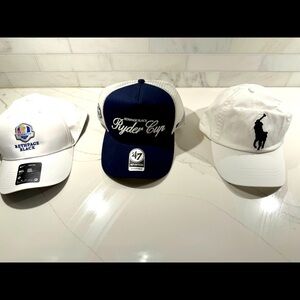 Official 2025 Ryder Cup Caps & Polo Cap (BRAND NEW)